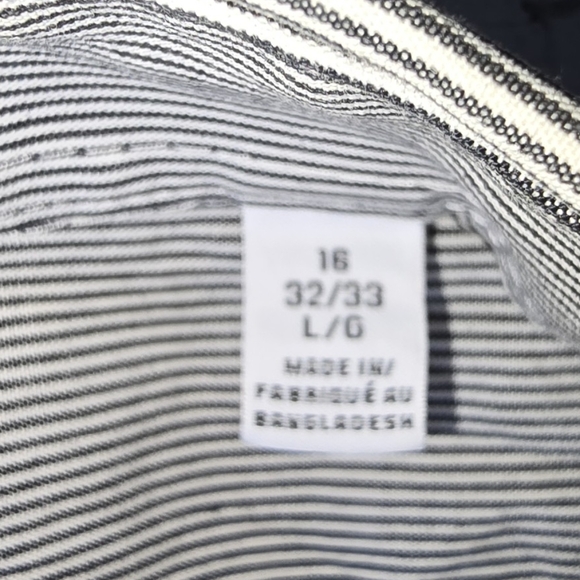 Calvin Klein Pinned Stripped Slim Fit, Full Button Dress Shirt - Picture 4 of 8